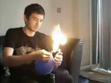 Fire Balloon Experiment Fail